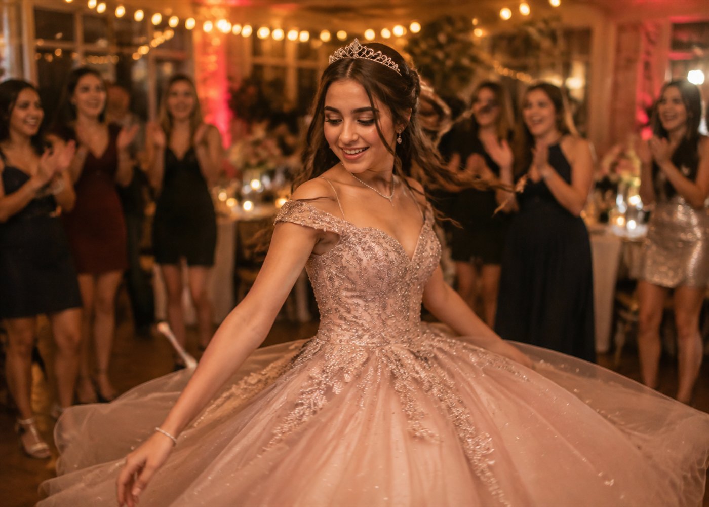 A Sweet Sixteen celebration on the dance floor